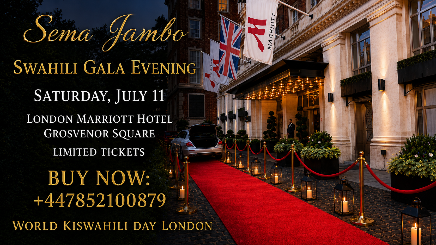 Sema Jambo Swahili Gala Evening – The Red Carpet Experience